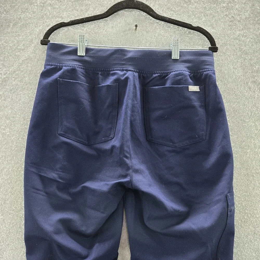 FIGS Women Scrub Pants S Blue Jogger Zamora Zipper PO#3641 29